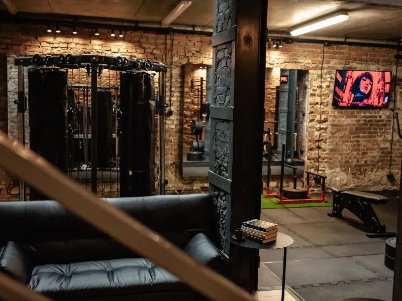 Przestrzeń treningowa w Bany Gym