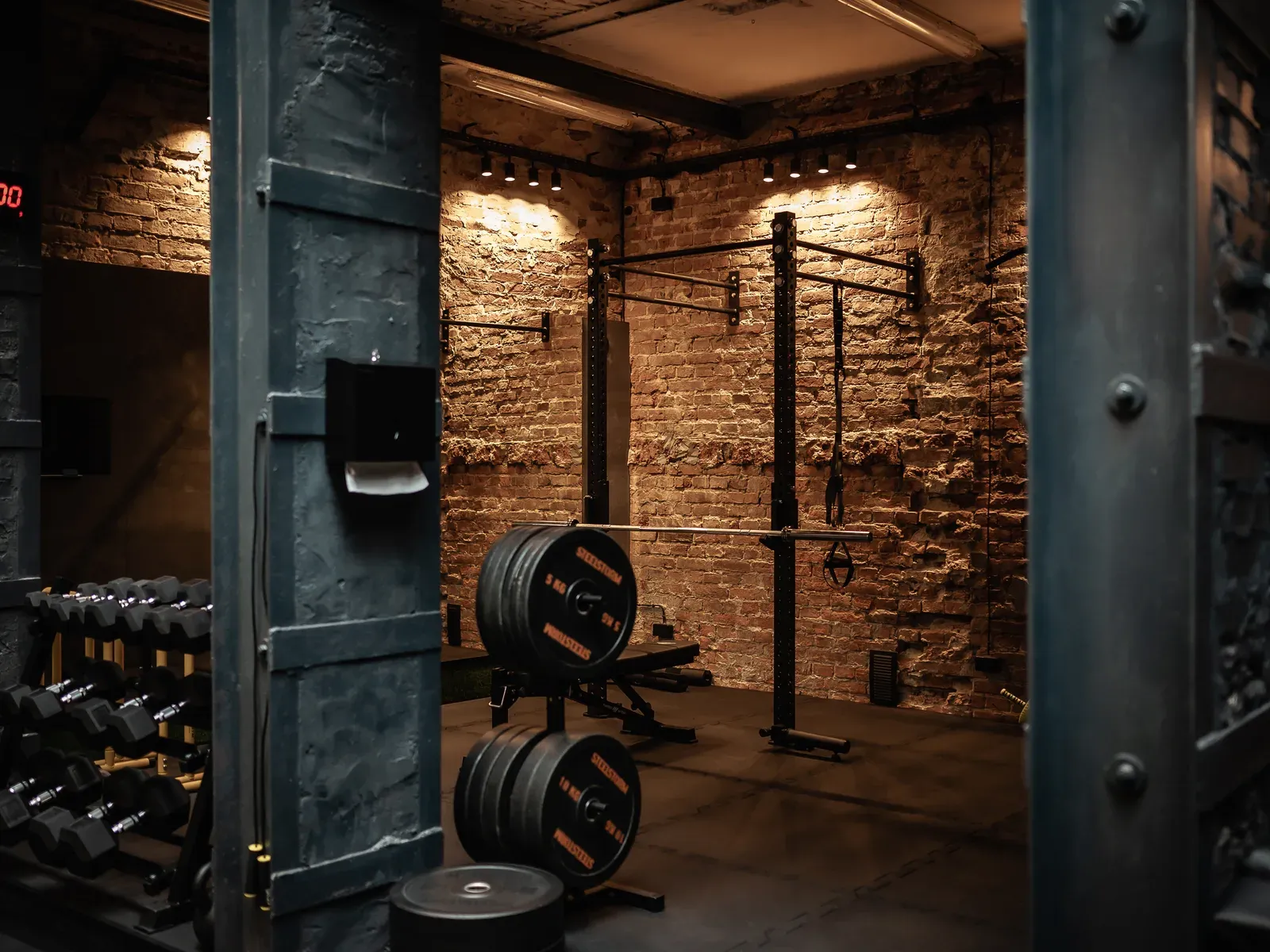 Sprzęt treningowy w studiu Bany Gym